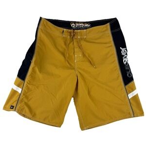 Quiksilver Board Shorts Swim Trunks Y2K Men's Size 38 Cargo Quicksilver